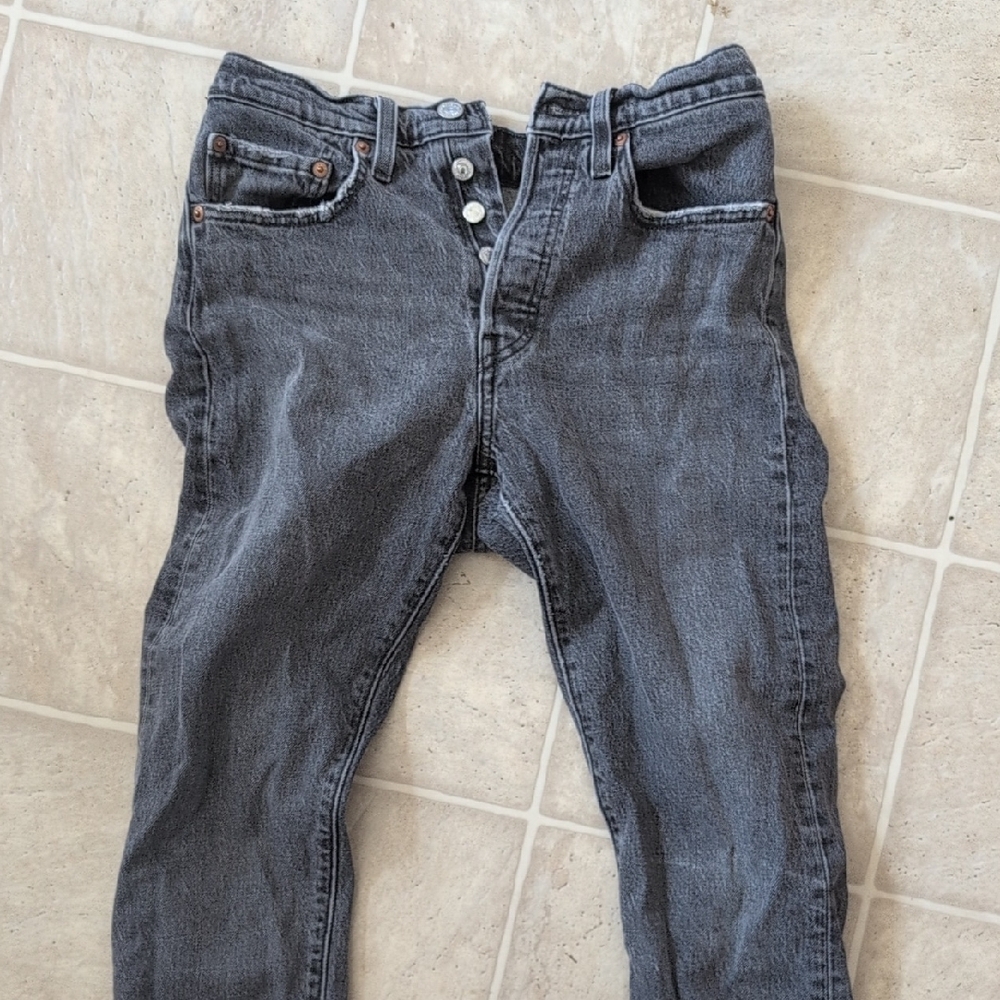 Stylish Gray Denim Jeans